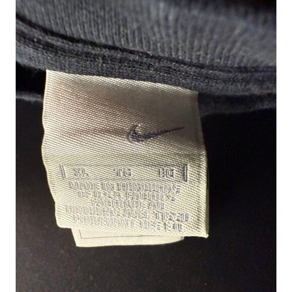 Vtg Nike Air Force LongSleeve T Shirt Mens XL Black Tee Y2K Skater - Picture 3 of 6